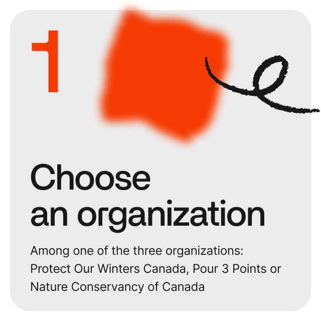 1. Choose an organisation