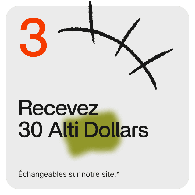 3. Get 30 Alti Dollars